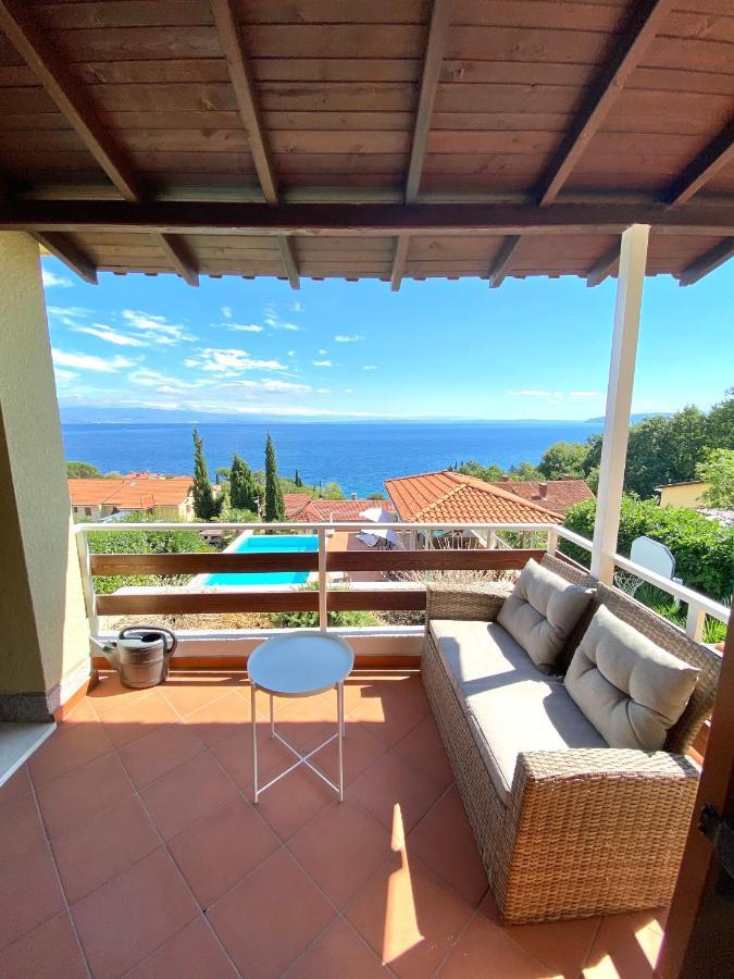 Villa Lovran - 150M To The Beach - Infinity Pool - Incredible Sea View - Fitness Room Zewnętrze zdjęcie