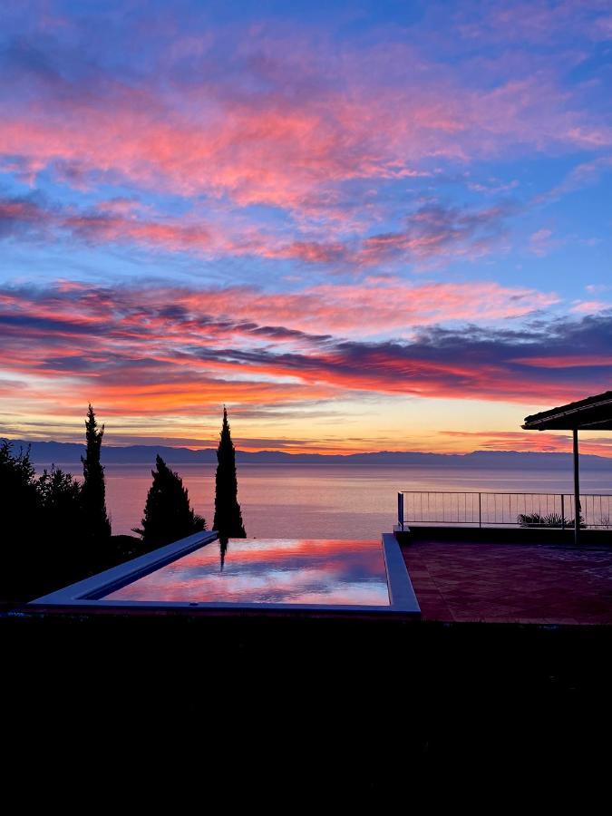 Villa Lovran - 150M To The Beach - Infinity Pool - Incredible Sea View - Fitness Room Zewnętrze zdjęcie