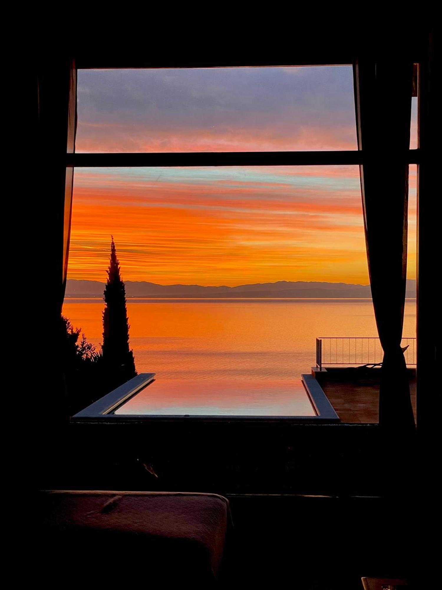 Villa Lovran - 150M To The Beach - Infinity Pool - Incredible Sea View - Fitness Room Zewnętrze zdjęcie